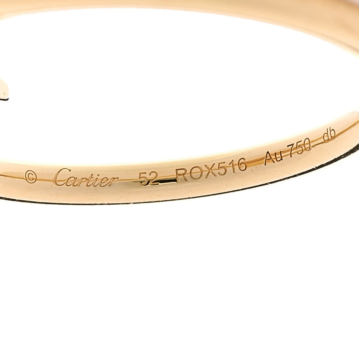 18K Yellow Gold Small Juste Un Clou Ring 52 6