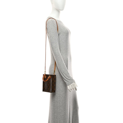 Louis Vuitton Monogram Canvas Petit Sac Plat Brown
