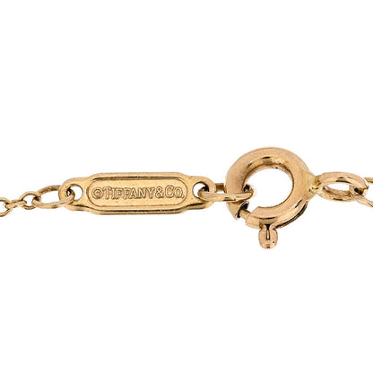 Tiffany 18K Yellow Gold Diamond Heart Bracelet