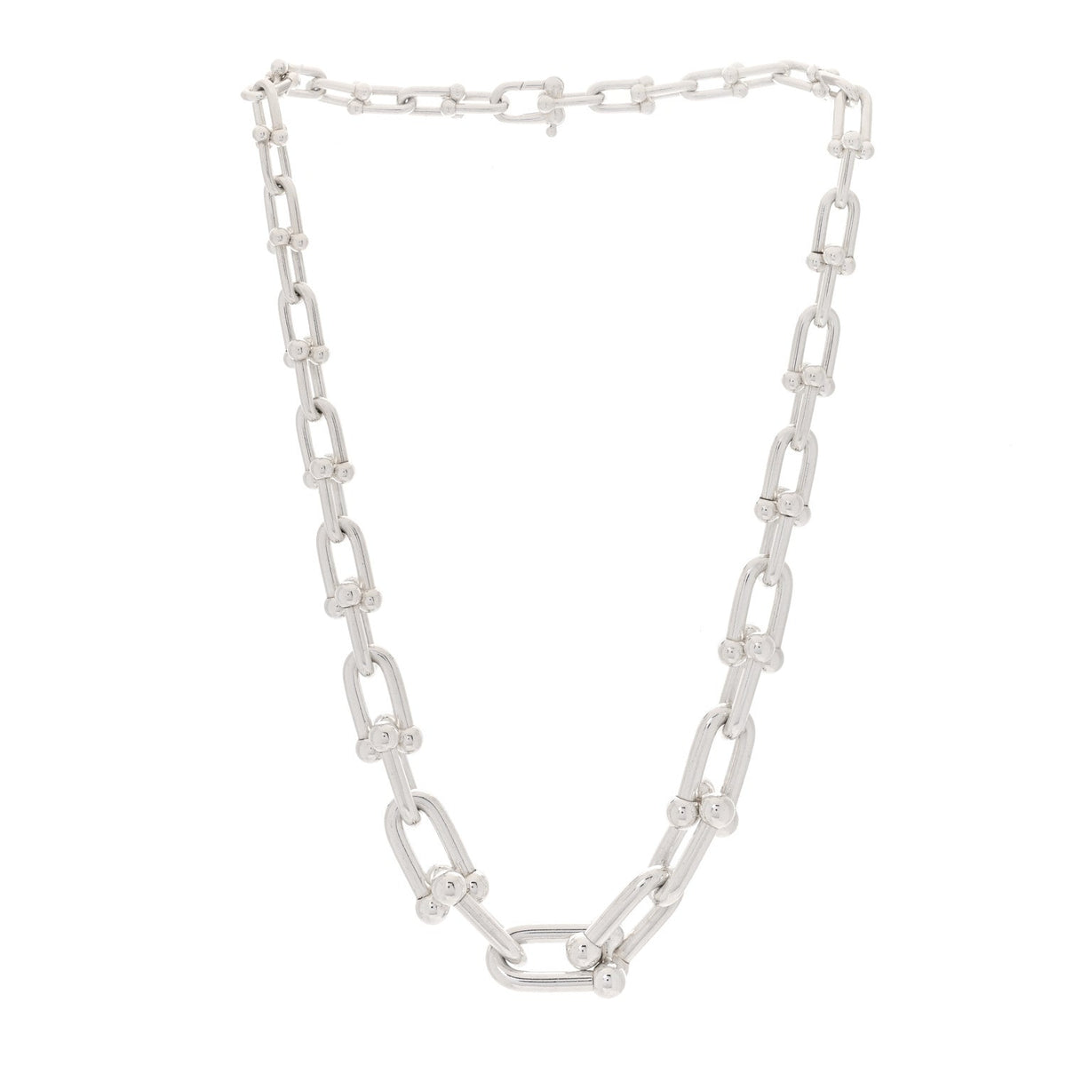 Sterling Silver HardWear Graduated Link Necklace