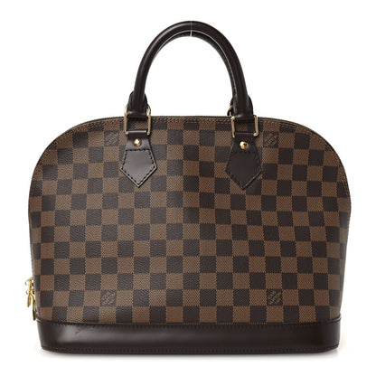 Louis Vuitton Damier Ebene Alma PM Brown