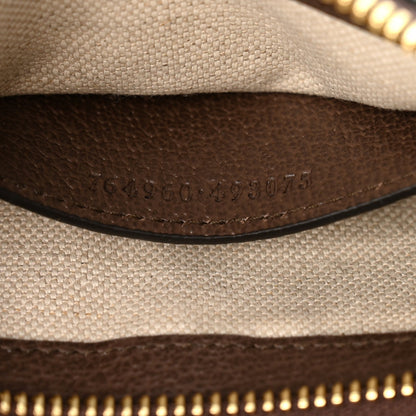 Gucci GG Supreme Calfskin Mini Ophidia Chain Bag Beige Ebony