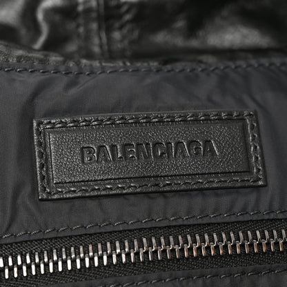 Balenciaga Calfskin Medium Cargo Tote Black