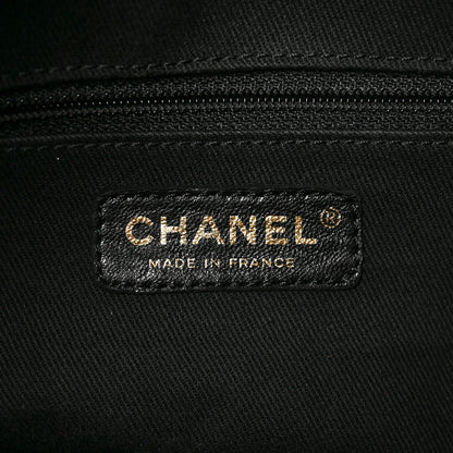 Chanel Lambskin Cloudy Bundle Bowler Bag Black