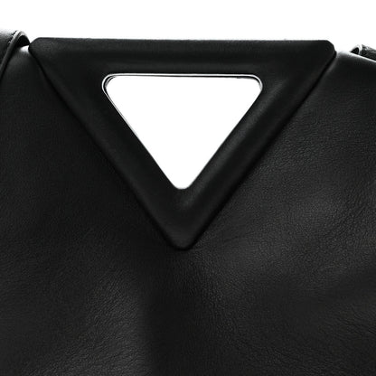 Bottega Veneta Calfskin Small The Point Triangle Bag Black