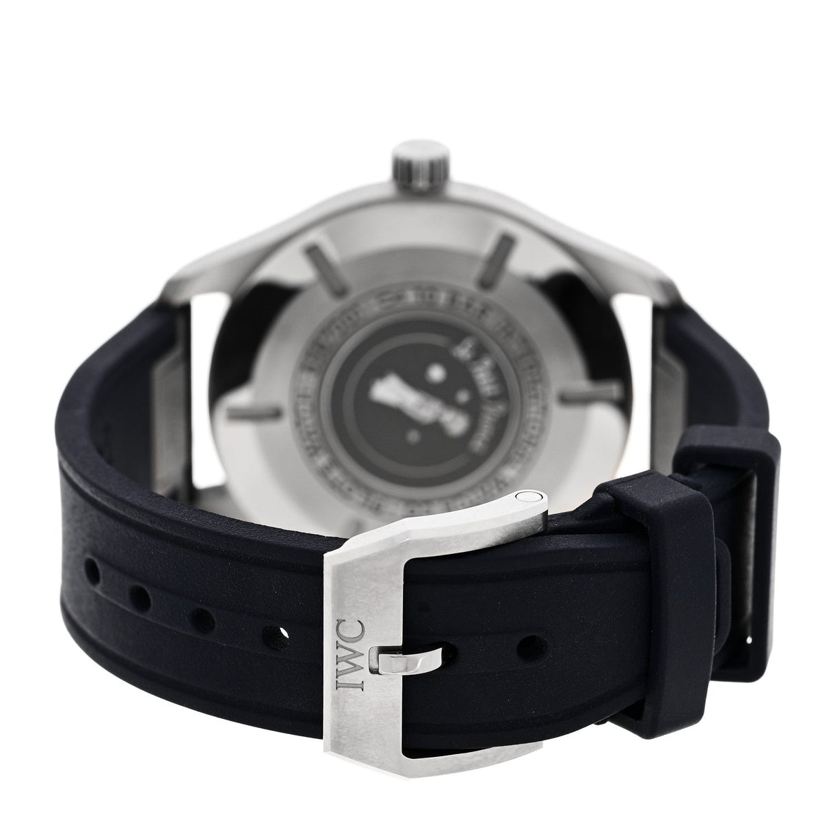 IWC Stainless Steel Rubber 40mm Pilot Mark XX Edition Le Petit Prince Automatic Watch Blue IW328221