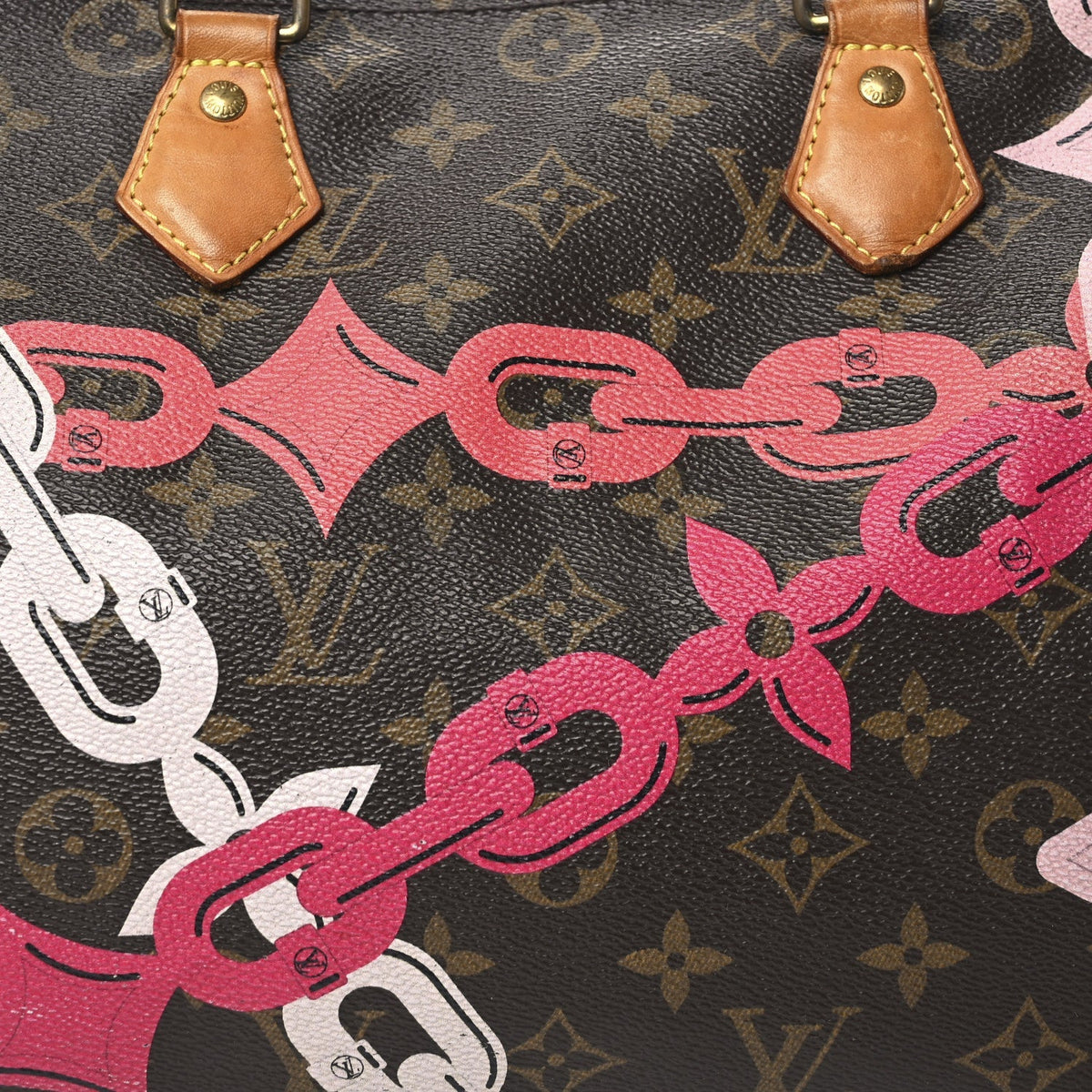 Louis Vuitton Monogram Canvas Speedy 30 Rose Ballerine Poppy