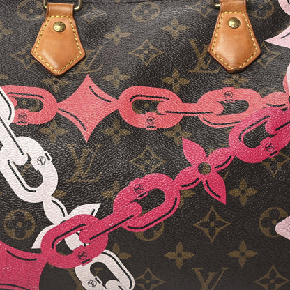 Louis Vuitton Monogram Canvas Speedy 30 Rose Ballerine Poppy