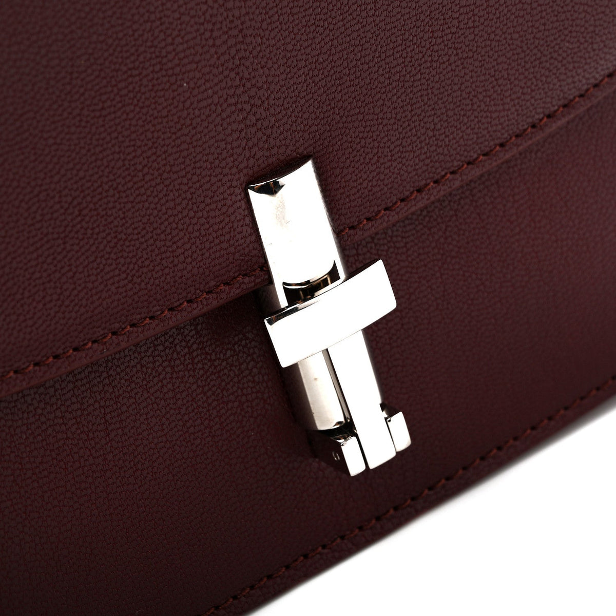 The Row Goatskin The Sofia 8.75 Crossbody Burgundy