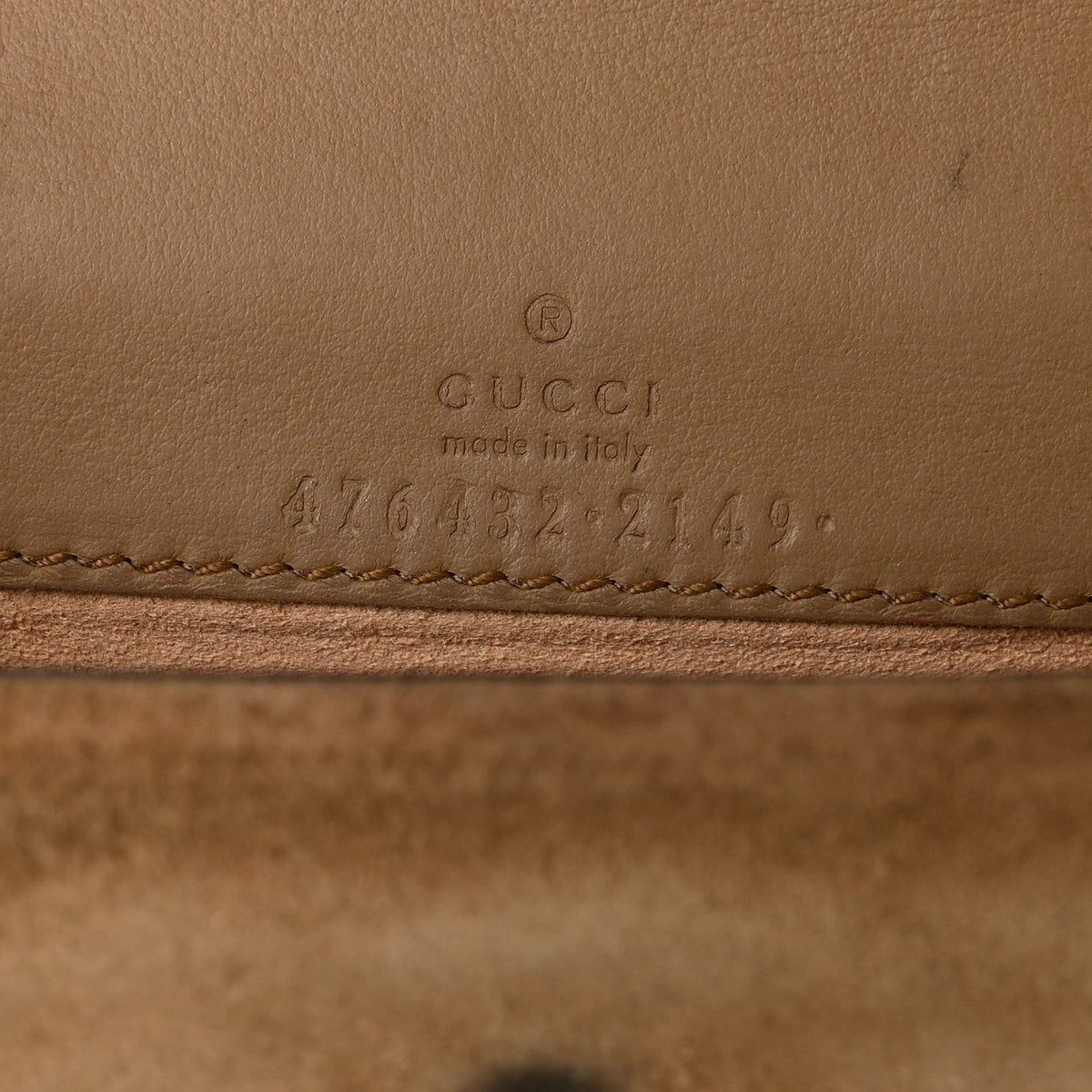 Gucci GG Supreme Monogram Super Mini Dionysus Shoulder Bag Taupe