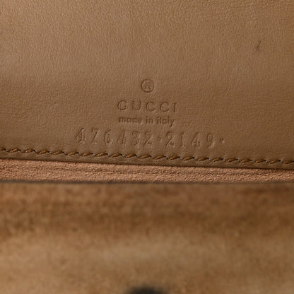Gucci GG Supreme Monogram Super Mini Dionysus Shoulder Bag Taupe