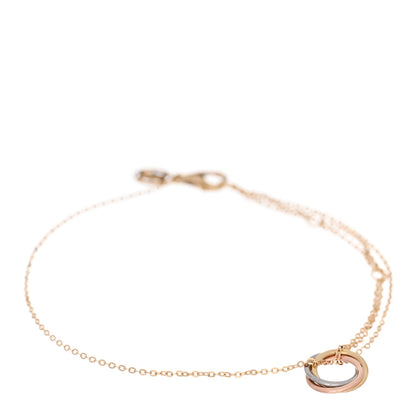 Cartier 18K Tricolor Gold Trinity Bracelet