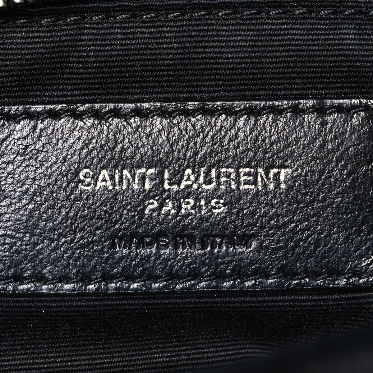 Saint Laurent Lambskin Quilted Small Loulou Puffer Satchel Black
