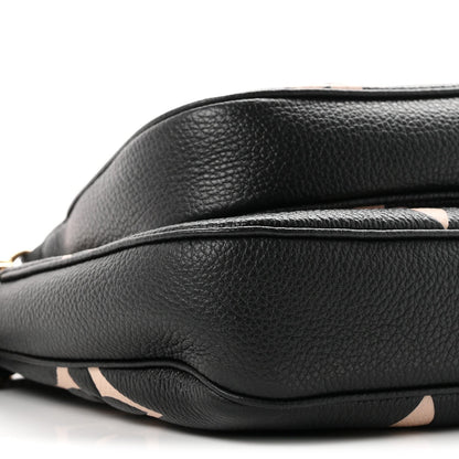 Louis Vuitton Empreinte Monogram Giant Multi Pochette Accessories Black Beige