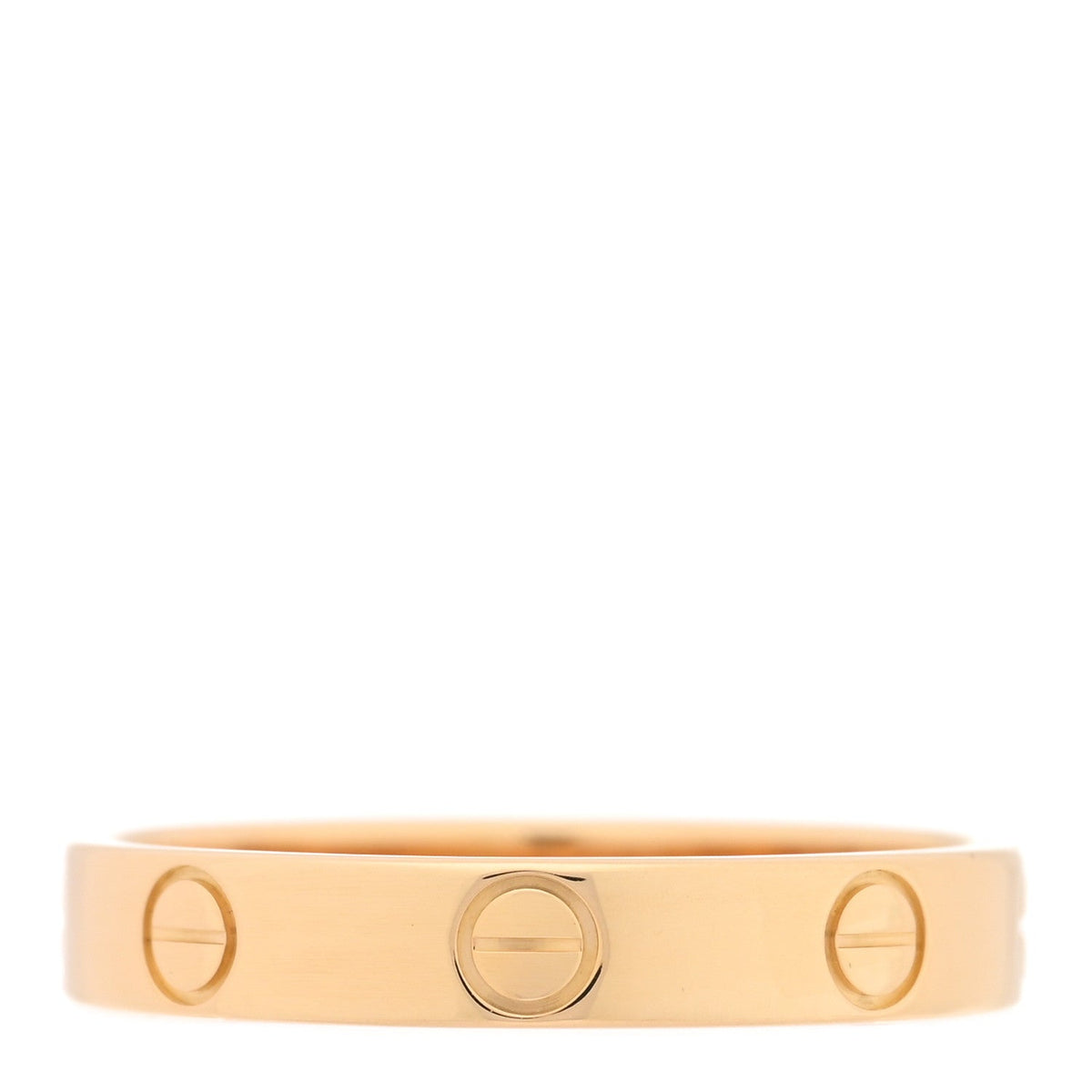 Cartier 18K Yellow Gold 3.5mm LOVE Wedding Band Ring 57 8