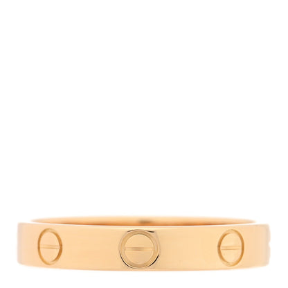 Cartier 18K Yellow Gold 3.5mm LOVE Wedding Band Ring 57 8