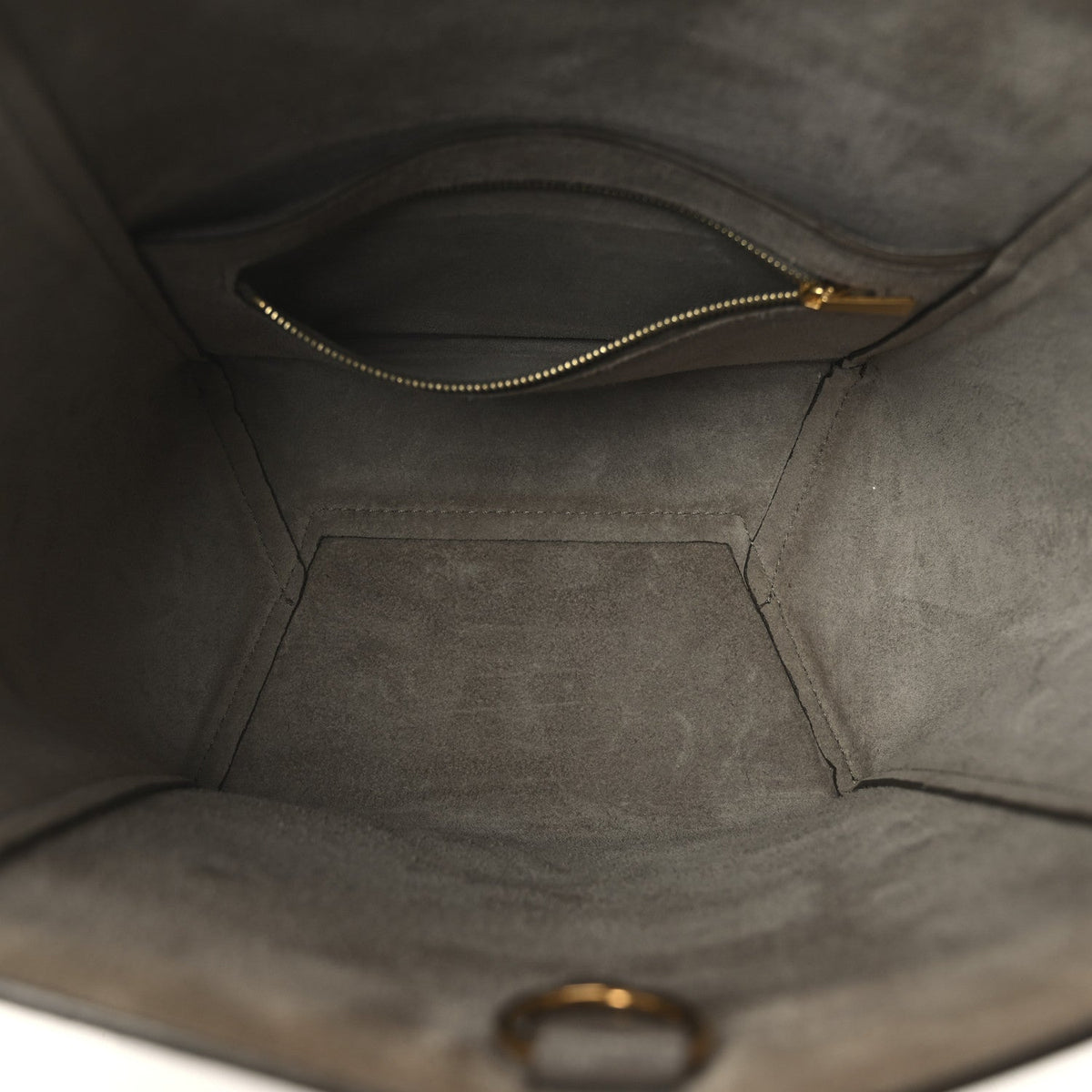 Celine Soft Grained Calfskin Small Sangle Bucket Bag Taupe