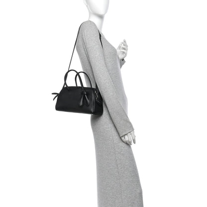 Jacquemus Grained Calfskin Le Petit Turismo Black