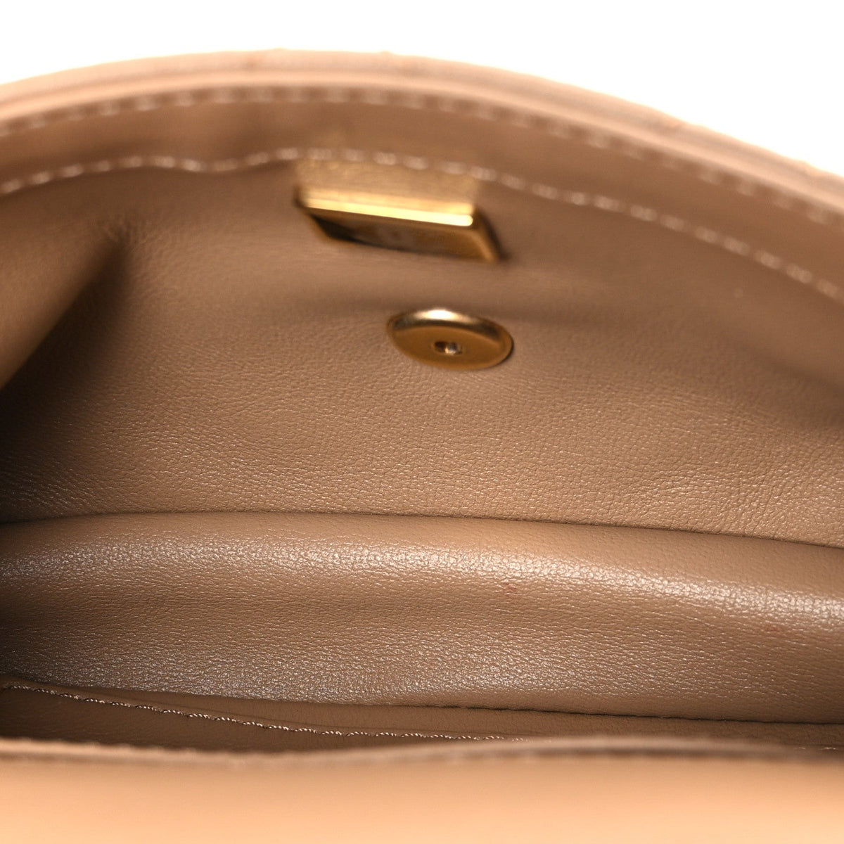 Chanel Lambskin Quilted Mini Heart Charms Flap Beige 1908674