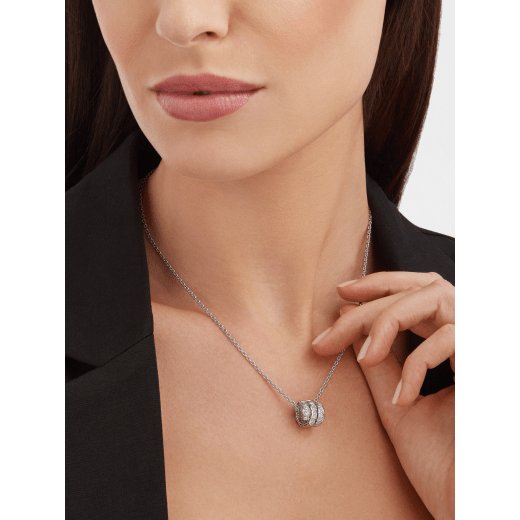 18K Gold Diamonds BVL Serpenti Viper Necklace