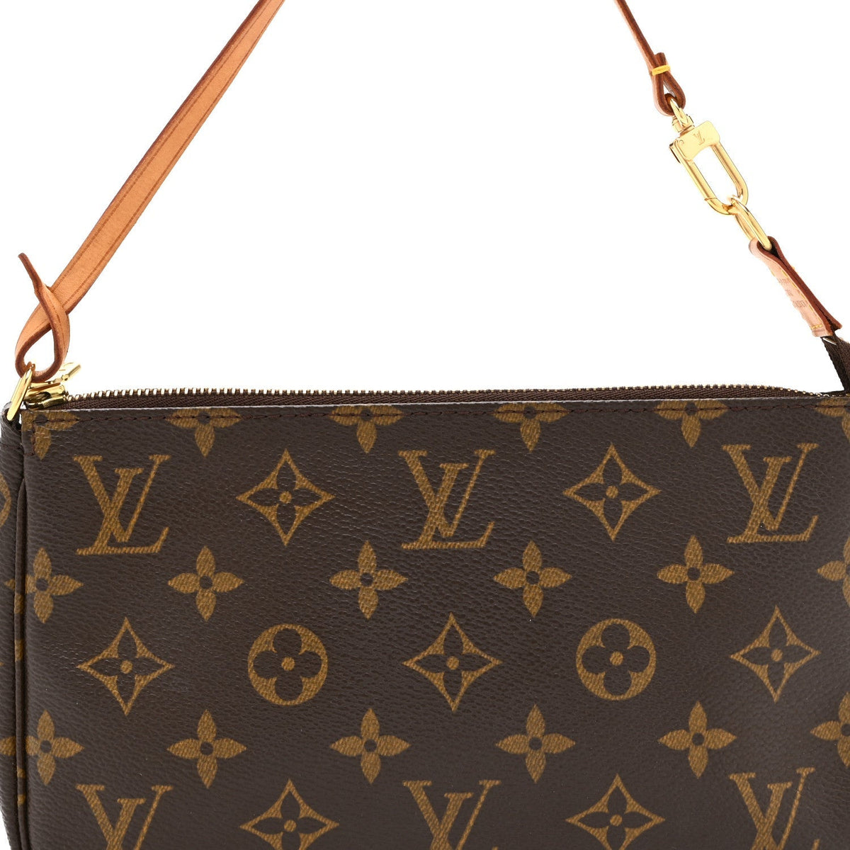 Louis Vuitton Monogram Pochette Accessoires Brown