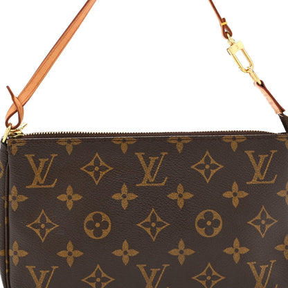 Louis Vuitton Monogram Pochette Accessoires Brown