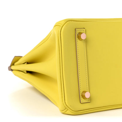 Hermes Swift Birkin 25 Lime