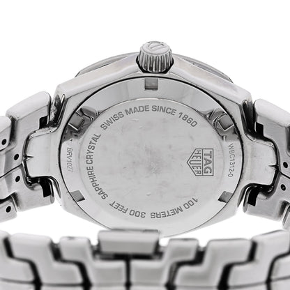 Tag Heuer Stainless Steel Diamond Mother of Pearl 32mm Link Watch WBC1312