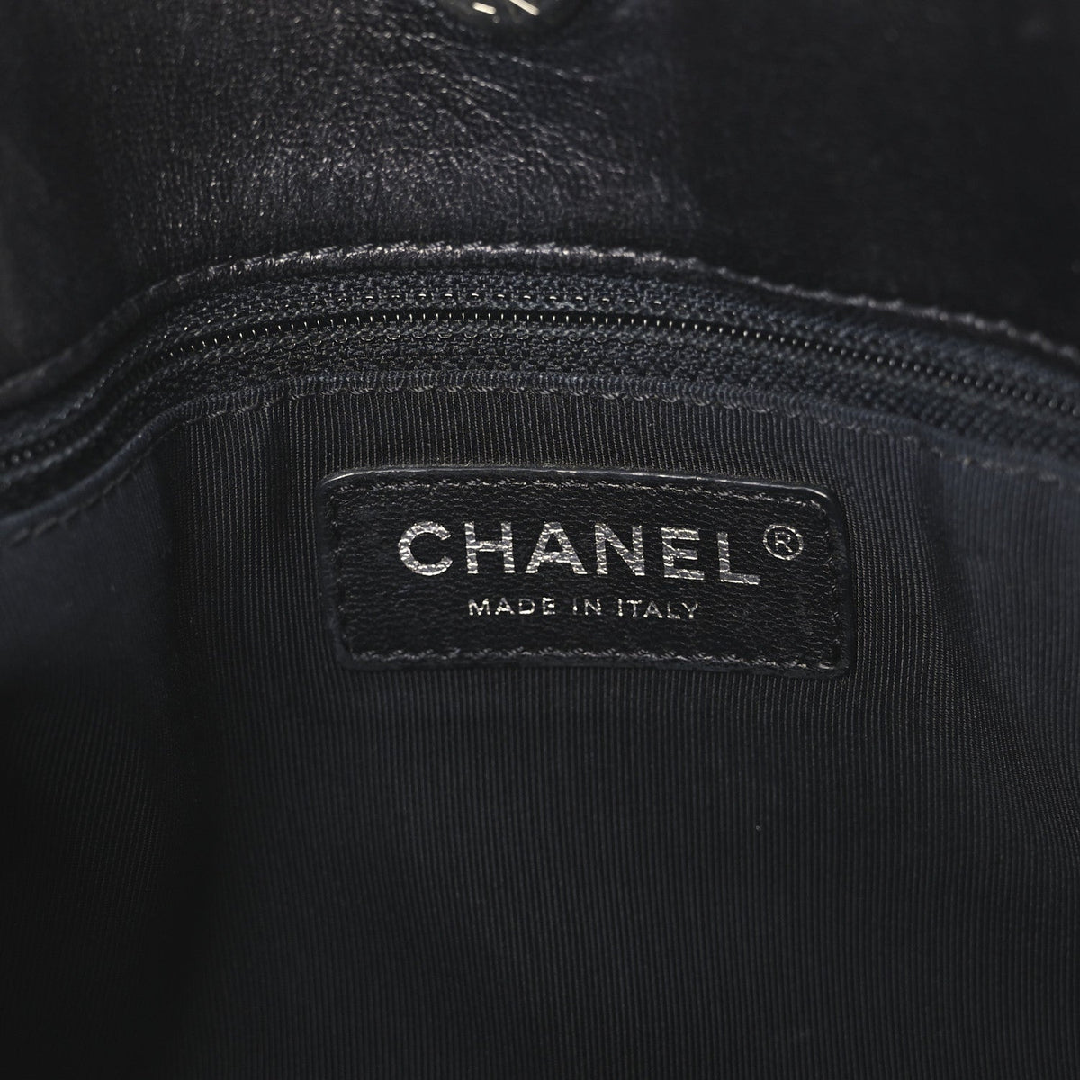 Chanel Patent Quilted Just Mademoiselle Bowling Bag Black 1986915