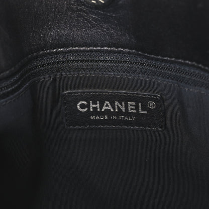 Chanel Patent Quilted Just Mademoiselle Bowling Bag Black 1986915