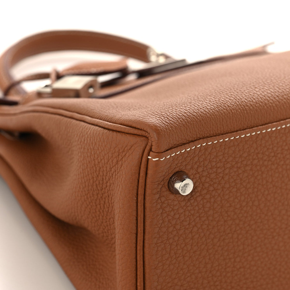 Hermes Togo 28cm Kelly Retourne Bag Gold