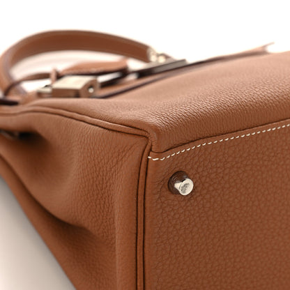 Hermes Togo 28cm Kelly Retourne Bag Gold