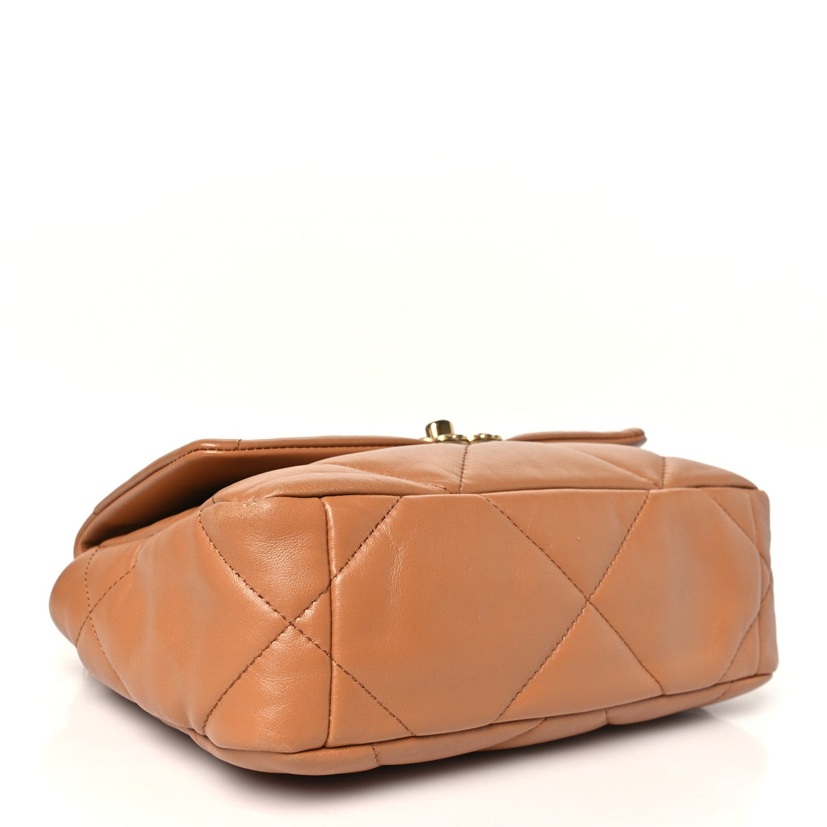 Chanel Lambskin Quilted Medium 19 Flap Brown