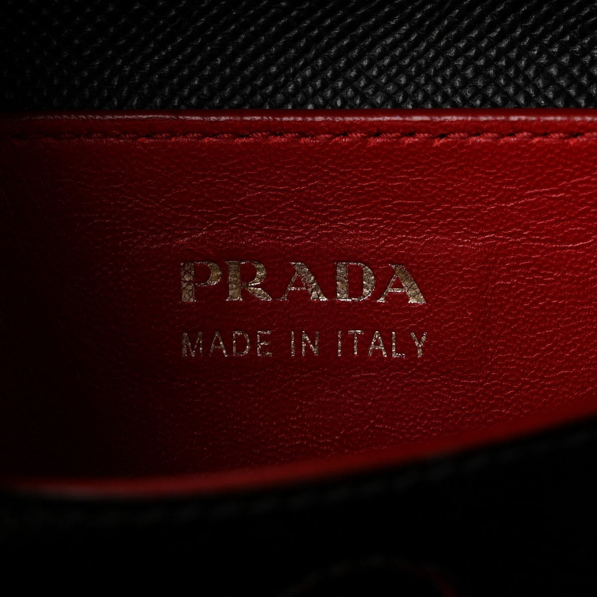 Prada Saffiano Cuir Small Double Bag Black Fuoco