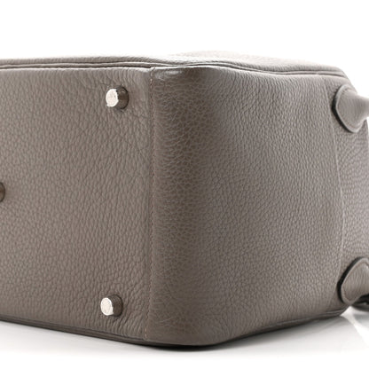 Hermes Taurillon Clemence Lindy 30 Etain
