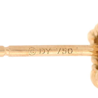 David Yurman 18K Yellow Gold Diamond 11mm Chatelaine Pave Stud Earrings