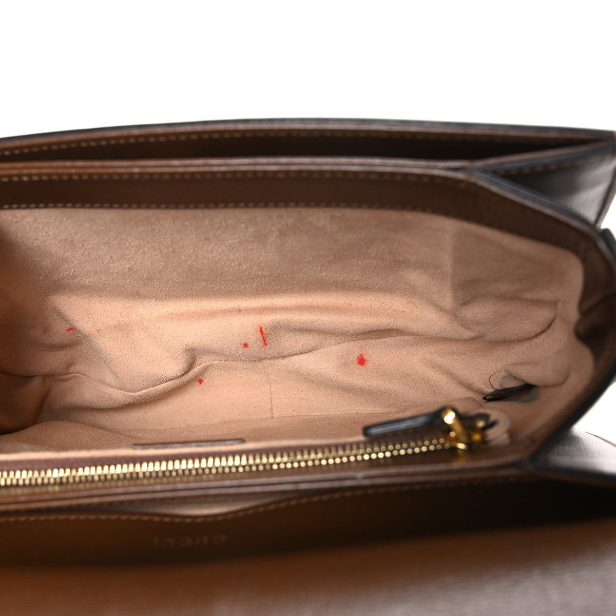 Gucci GG Supreme Monogram Horsebit 1955 Shoulder Bag Beige Brown Sugar