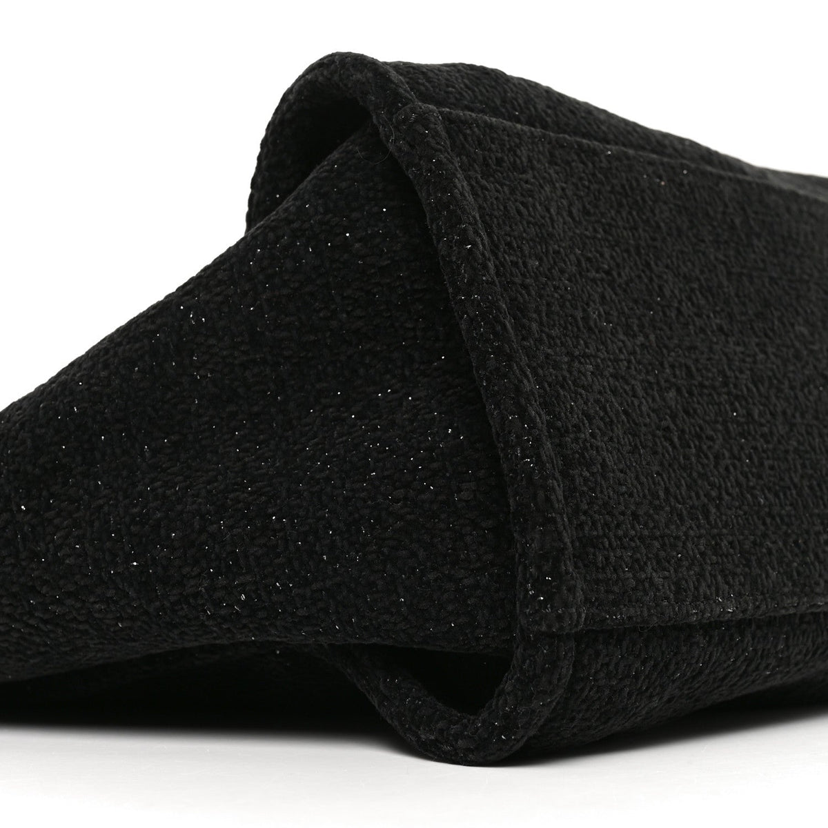 Chanel Lurex Boucle Medium Deauville Tote Black