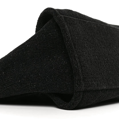 Chanel Lurex Boucle Medium Deauville Tote Black