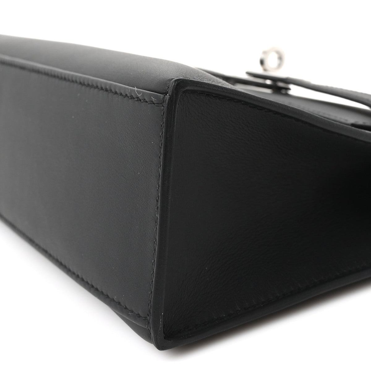 Hermes Swift Kelly Pochette Clutch Black