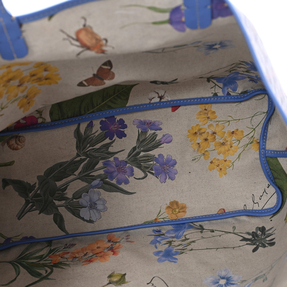 Goyard Goyardine Le Jardin Saint Louis PM Iris