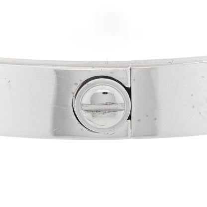 Cartier 18K White Gold 4 Diamond LOVE Bracelet 16