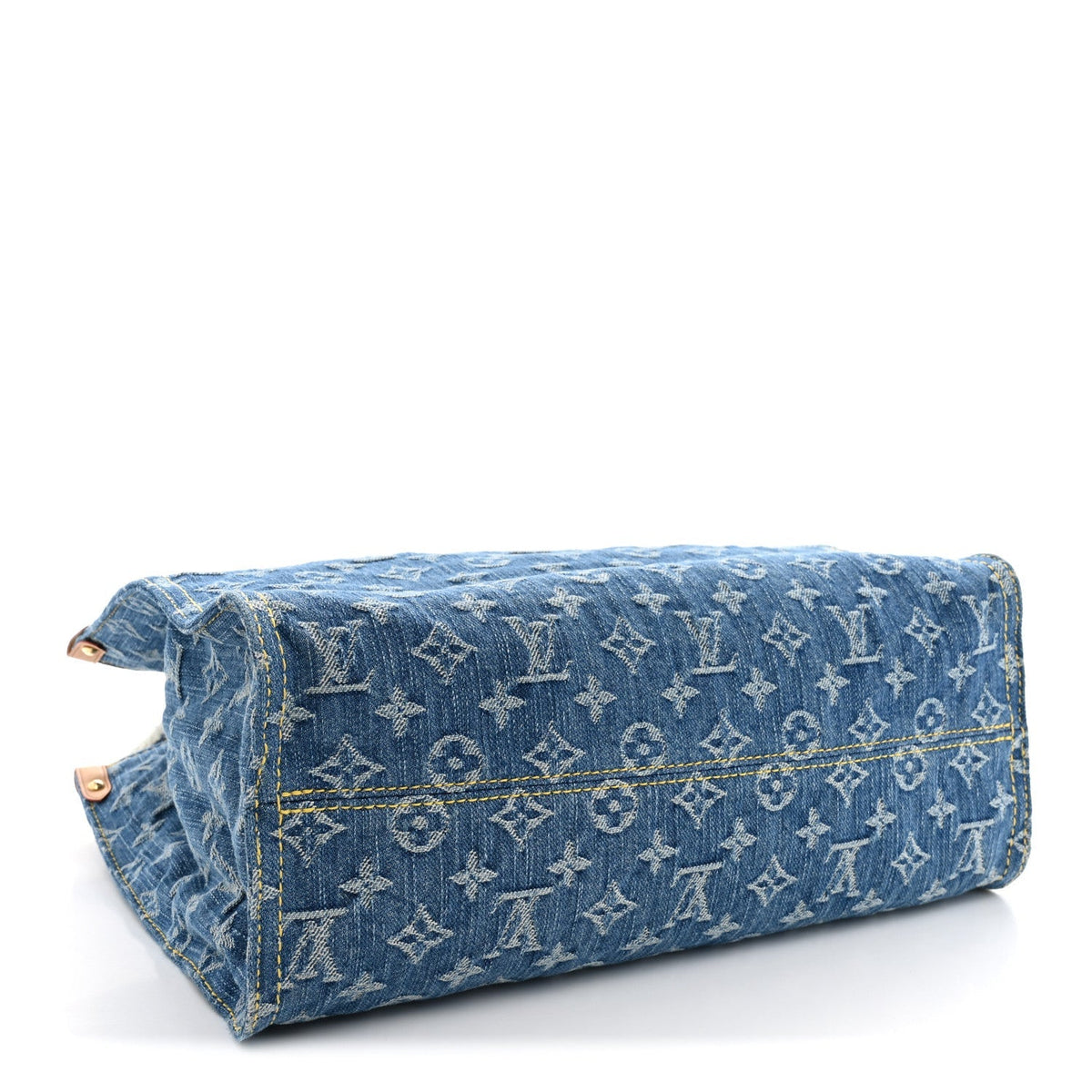 Louis Vuitton Monogram Denim Onthego MM Blue