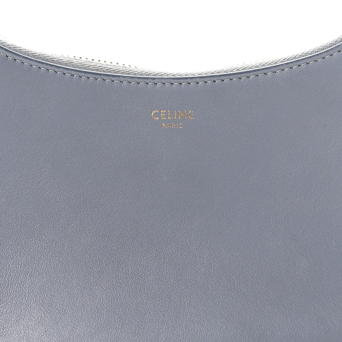 Celine Smooth Calfskin Medium Strap Ava Shoulder Bag Arctic Blue