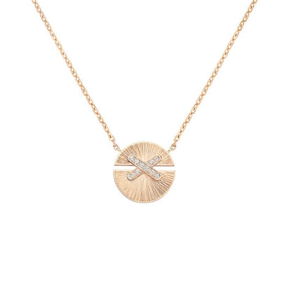 18K Rose Gold Diamonds Chaumet Jeux De Liens Harmony Pendant