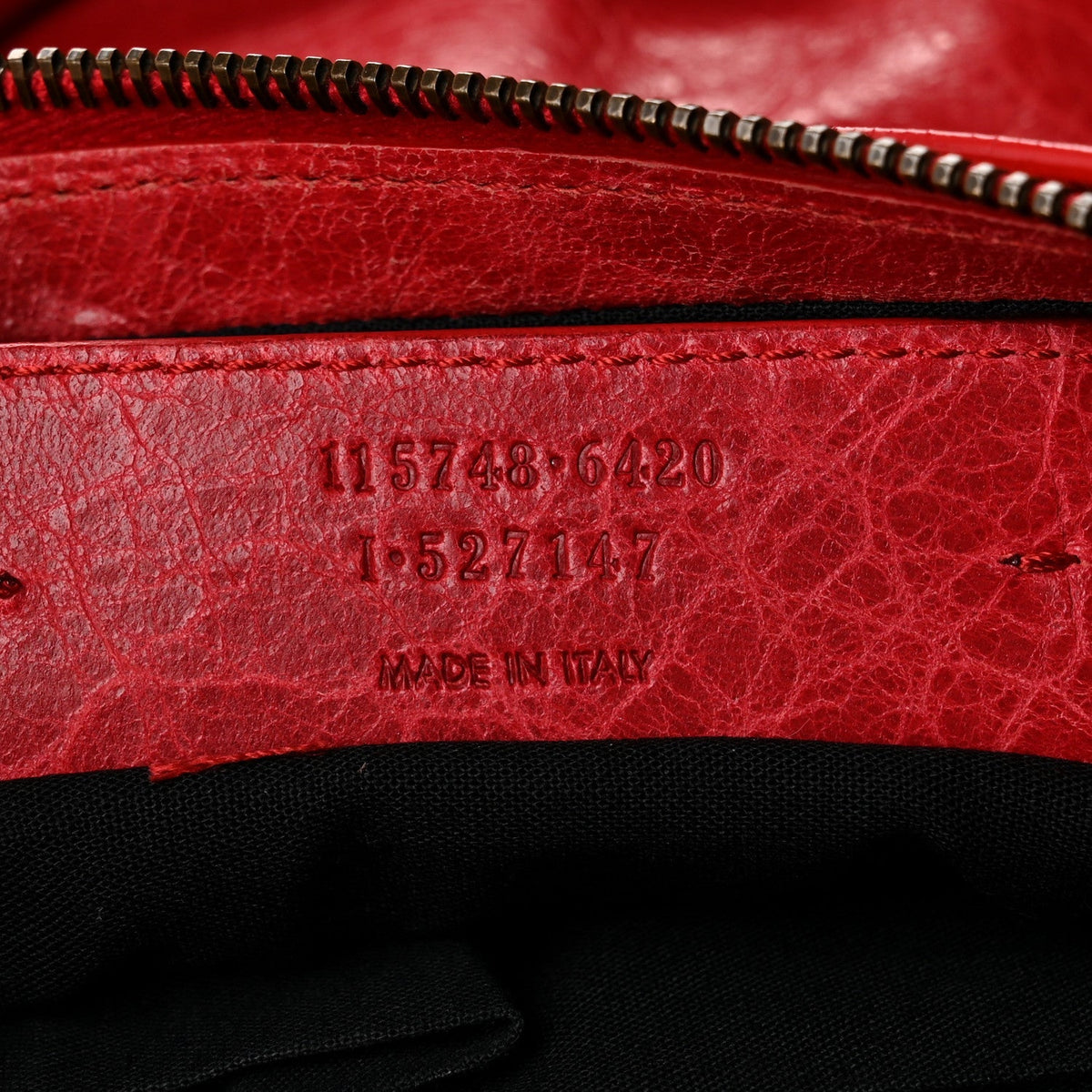 Balenciaga Agneau Classic Hardware City Rouge Cardinal
