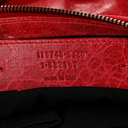 Balenciaga Agneau Classic Hardware City Rouge Cardinal