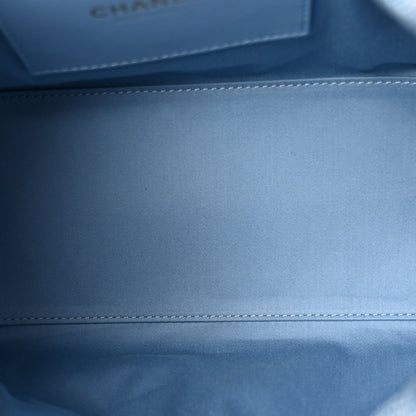 Chanel Denim Quilted Small Chanel 25 Handbag Blue