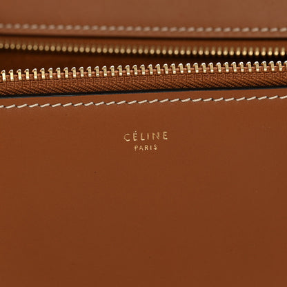 Celine Smooth Calfskin Medium Edge Shoulder Bag Camel