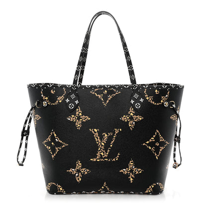 Louis Vuitton Monogram Giant Jungle Neverfull MM Black